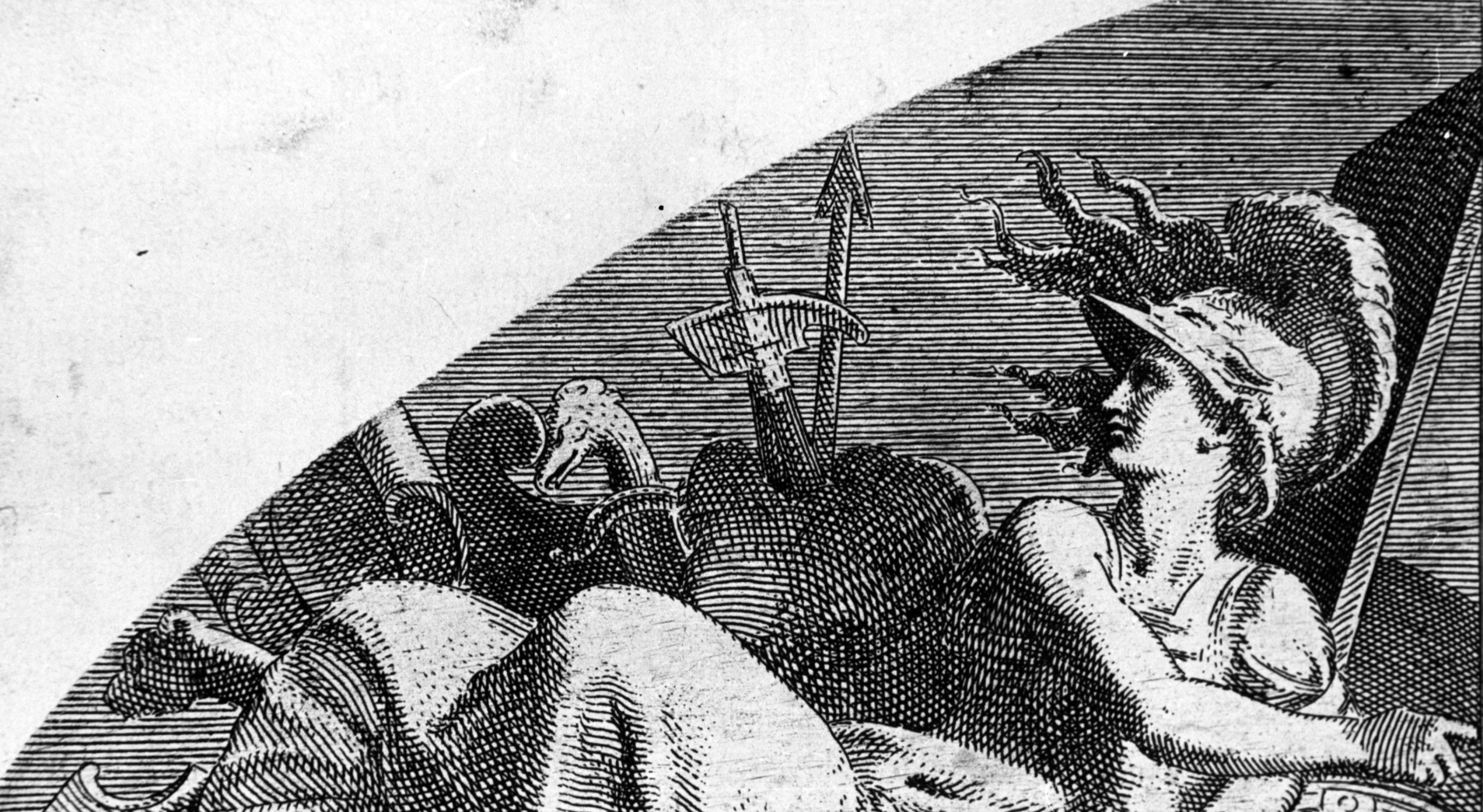 Bellona / Single figure - Davent, Léon (active 1540-1556) - 1540- The Warburg Institute Iconographic Database